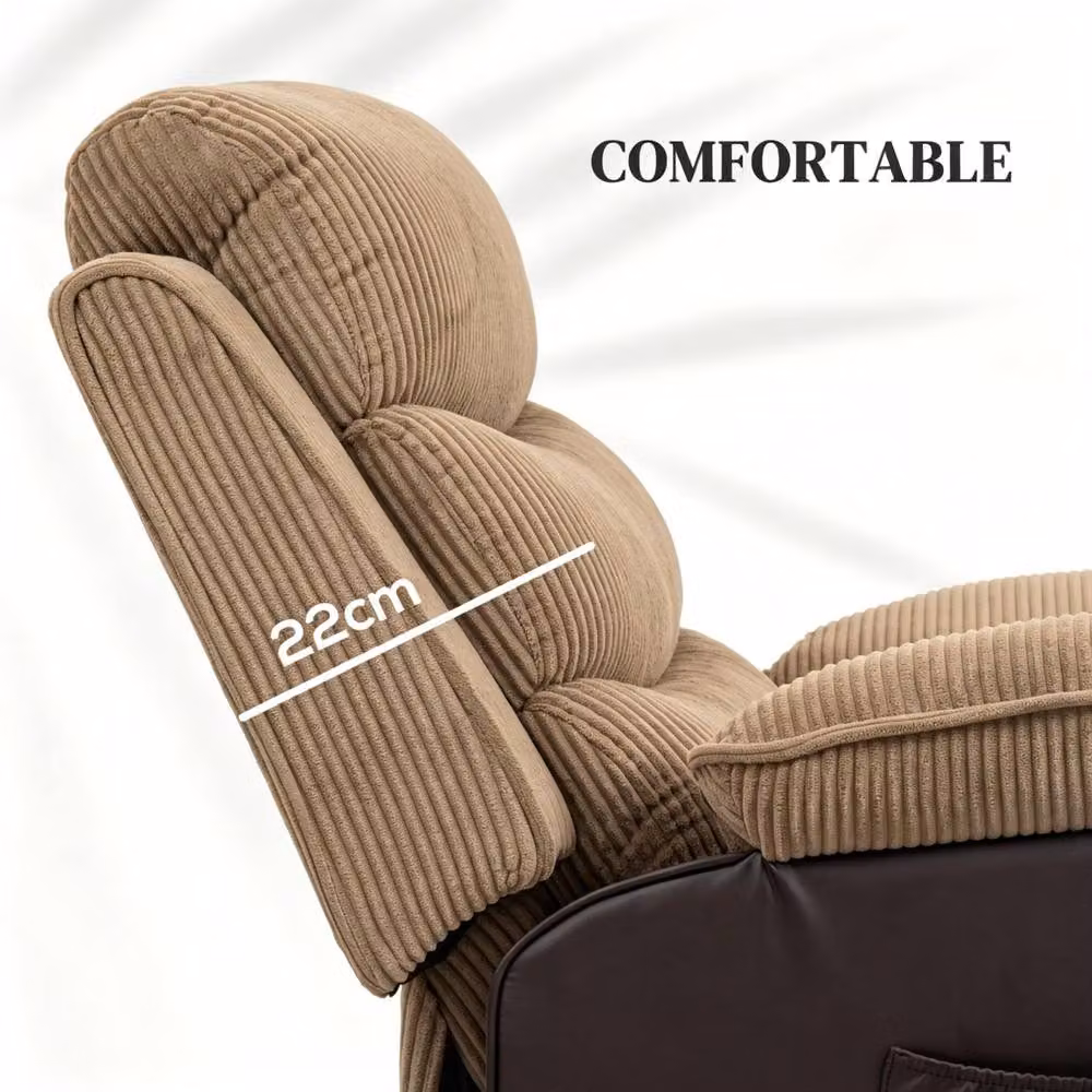 STILVORA Electric Riser Recliner Chair with USB in Brown – 7