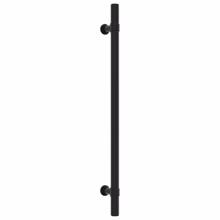 Berkfield Home Matt Black Stainless Steel Bar Cabinet Handles, 20 Pack, Length: 22.4 cm