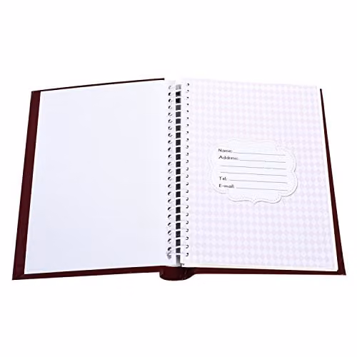 Arpan Set of 3 Self Adhesive Photo Albums with 108 Sheets and 216 Sides in Red and White – 4