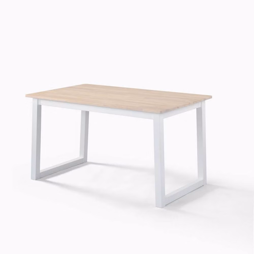 FurnitureboxUK Tobermory Rectangular 6 Seater Dining Table in White Wood – 2