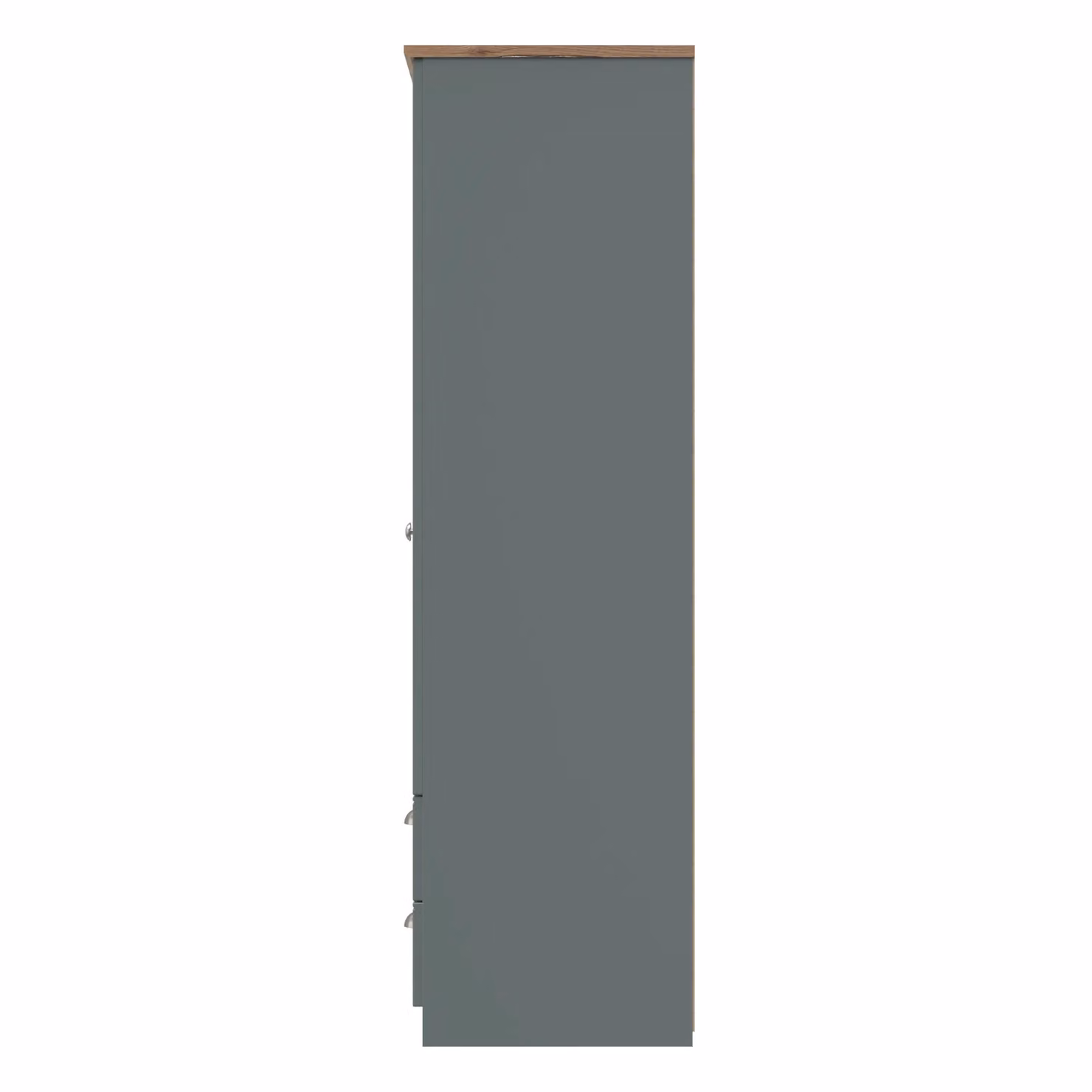 2 U Albert Tall Triple Wardrobe with 2 Drawers in Pale Green, Ready Assembled – 2