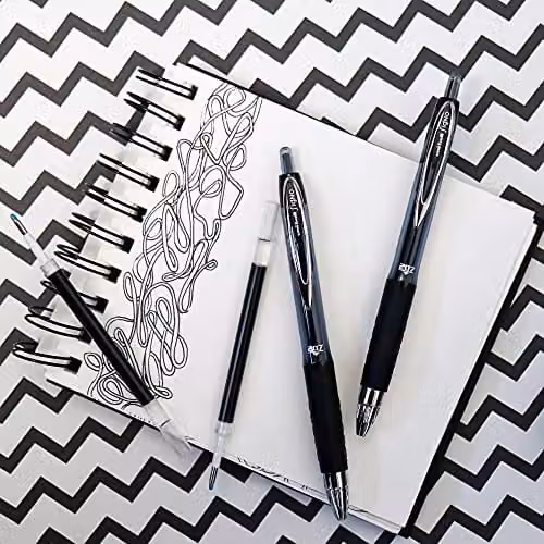 uni-ball Signo Gel Impact Pens, 0.7 mm, Black (3-Pack) – 4
