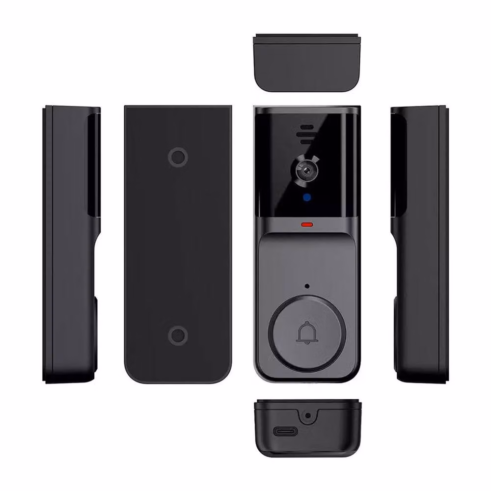 Kelvenix Smart WiFi Wireless Video Doorbell Security Camera Intercom, Black – 4