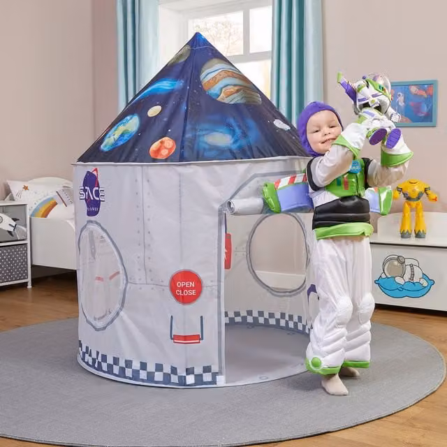 Liberty House Toys Kids Space Play Tent in White and Multicolour