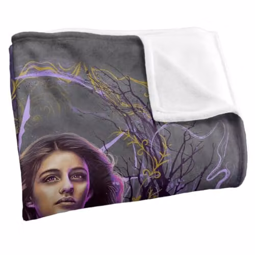 The Witcher Yennefer Airbrush Silky Touch Super Soft Fleece Throw Blanket, Multicolour, W: 91 cm, D: 147 cm – 2