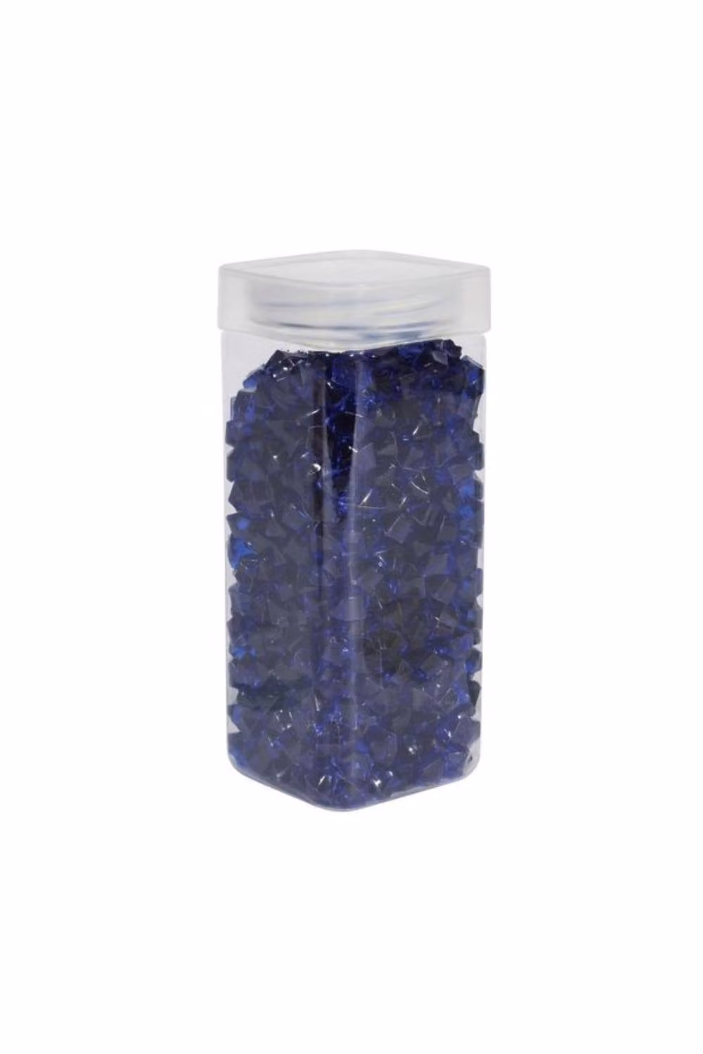 KDMD Small Dark Blue Acrylic Stones in a Square Jar, 2 Pack, 320g – 2