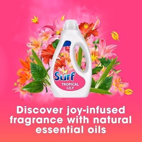 Surf Tropical Lily Laundry Washing Liquid, 300 Washes, 5 x 1.62 l – 2