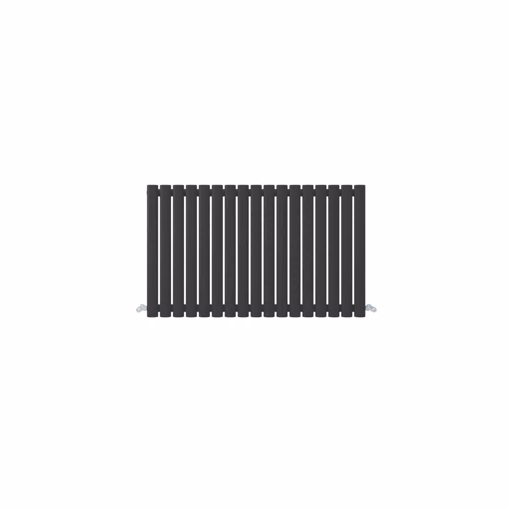 Banyetti Orva Black Horizontal Double Oval Column Radiator, W: 100.3 cm, H: 60 cm – 4