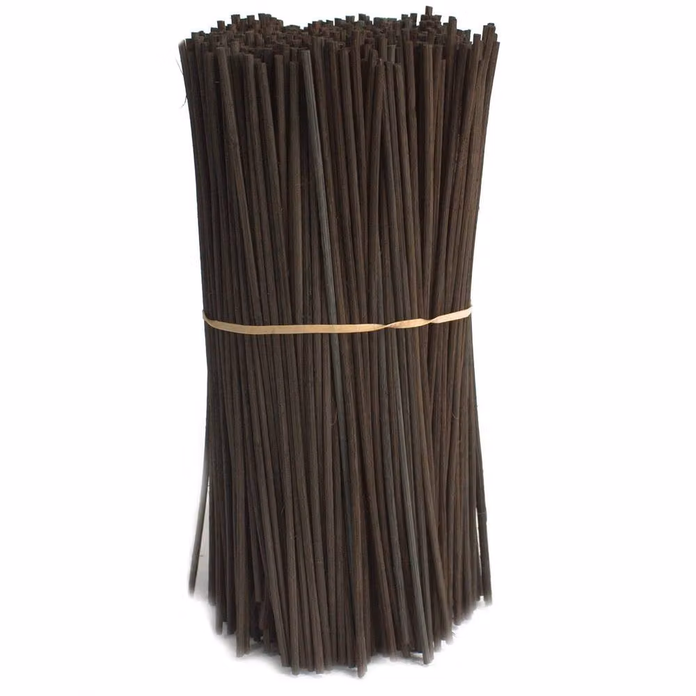 KDMD Black Rattan Reed Diffuser Sticks, 500 g, Length: 25 cm, Diameter: 0.3 cm – 4