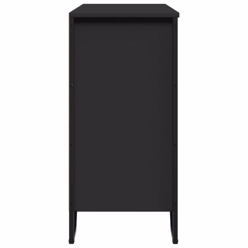 Berkfield Home Black Matt Sideboard, W/D/H: 91 x 35.5 x 74.5 cm – 4
