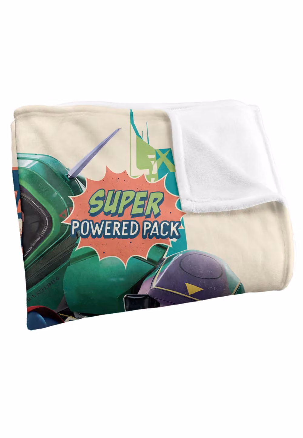 LOGOVISION DC League of Super Pets Silky Touch Super Soft Fleece Throw Blanket, White and Multicolour, W/D/H: 152 x 127 cm – 2
