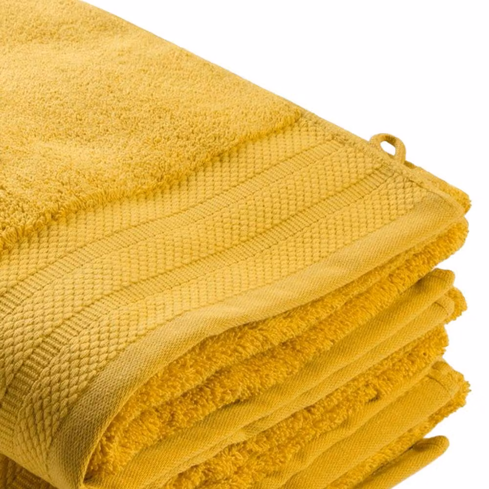 ARTG Excellent Deluxe Cotton Terry Hand Towel in Yellow – 2