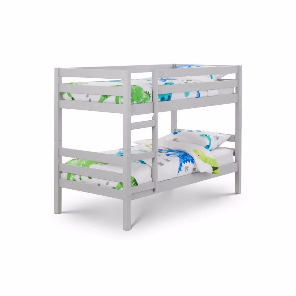 Ashfield Grey Solid Wood Bunk Bed in Dove Grey, Size: Single (90 x 190 cm) – 2