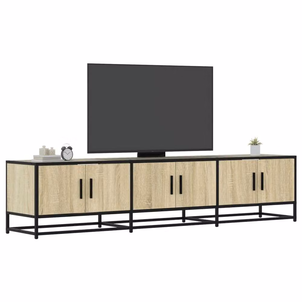 Berkfield Home TV Cabinet in Beige Sonoma Oak, W/D/H: 180 x 41 x 41 cm – 2