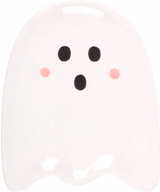 Something Different Sweet Ghost Ceramic Trinket Dish in White