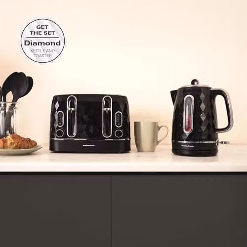 Hamilton Beach Diamond 4 Slice Toaster, 2300W, Black – 6