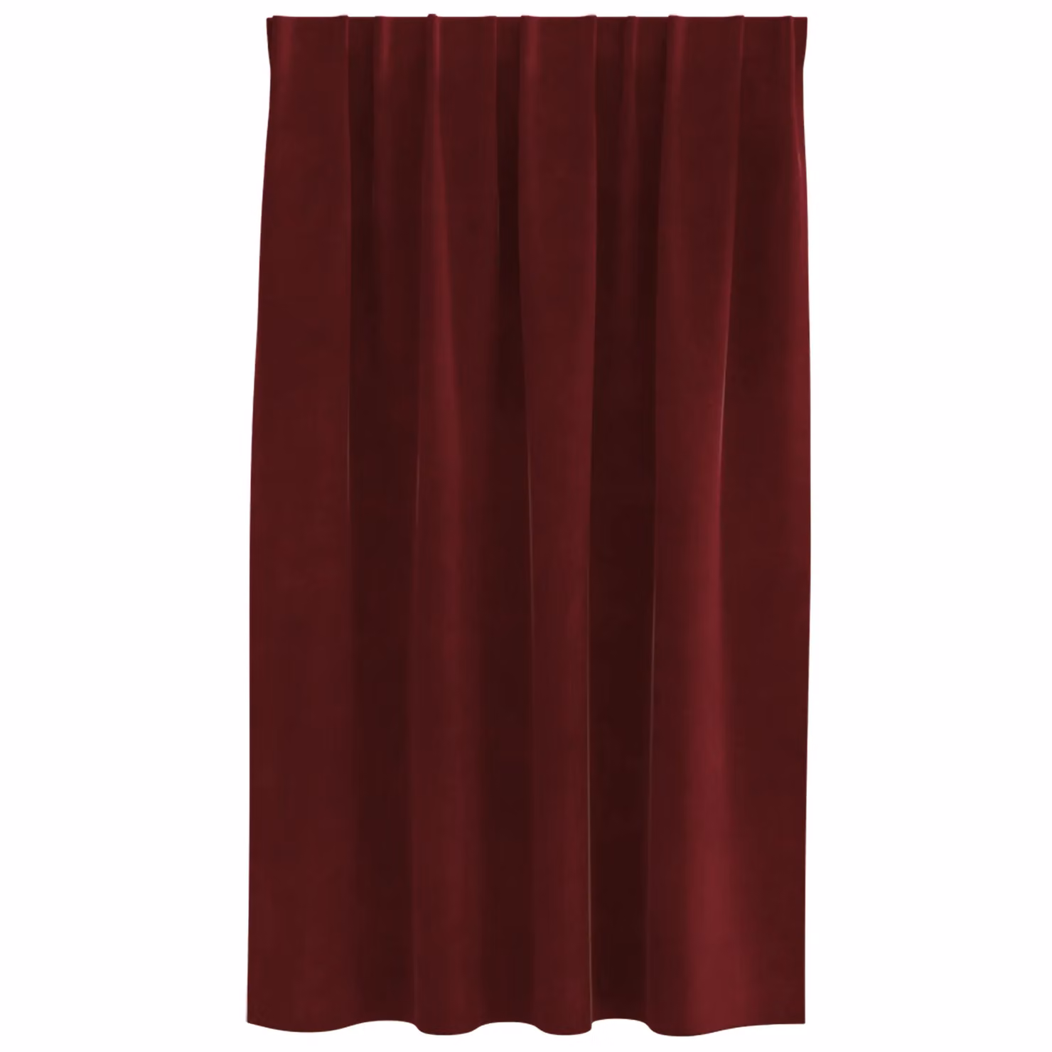 Berkfield Home Wine Red Velvet Blackout Curtains with Top Tape, 2 Pack – 3