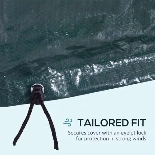 Outsunny Waterproof Large Patio Set Cover, Green, W/D/H: 235 x 190 x 90 cm – 5