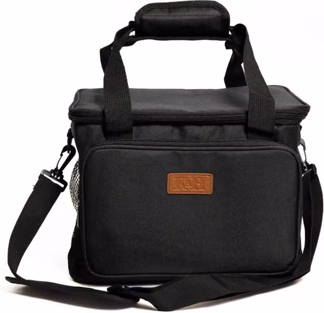Kingsley & Harper 15L Insulated Leakproof Cool Bag in Black