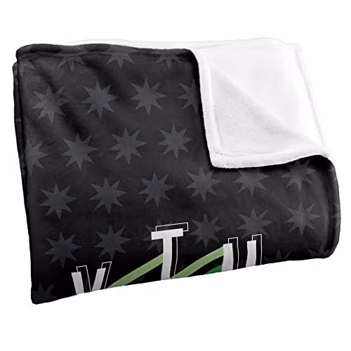 LOGOVISION Harry Potter Slytherin Throw Blanket, Multicolour and White, W: 152 cm, D: 127 cm – 2
