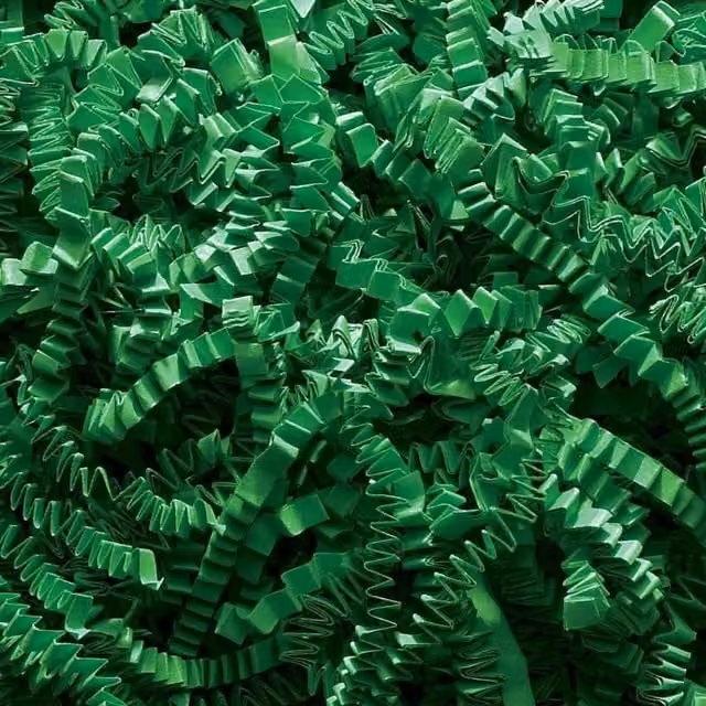 SizzlePak Green Shredded Paper for Gift Packaging