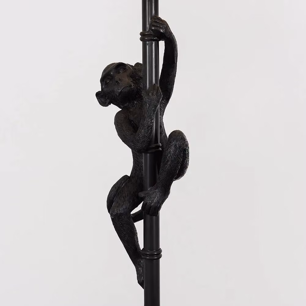 ValueLights George Monkey Black Floor Lamp Base – 2