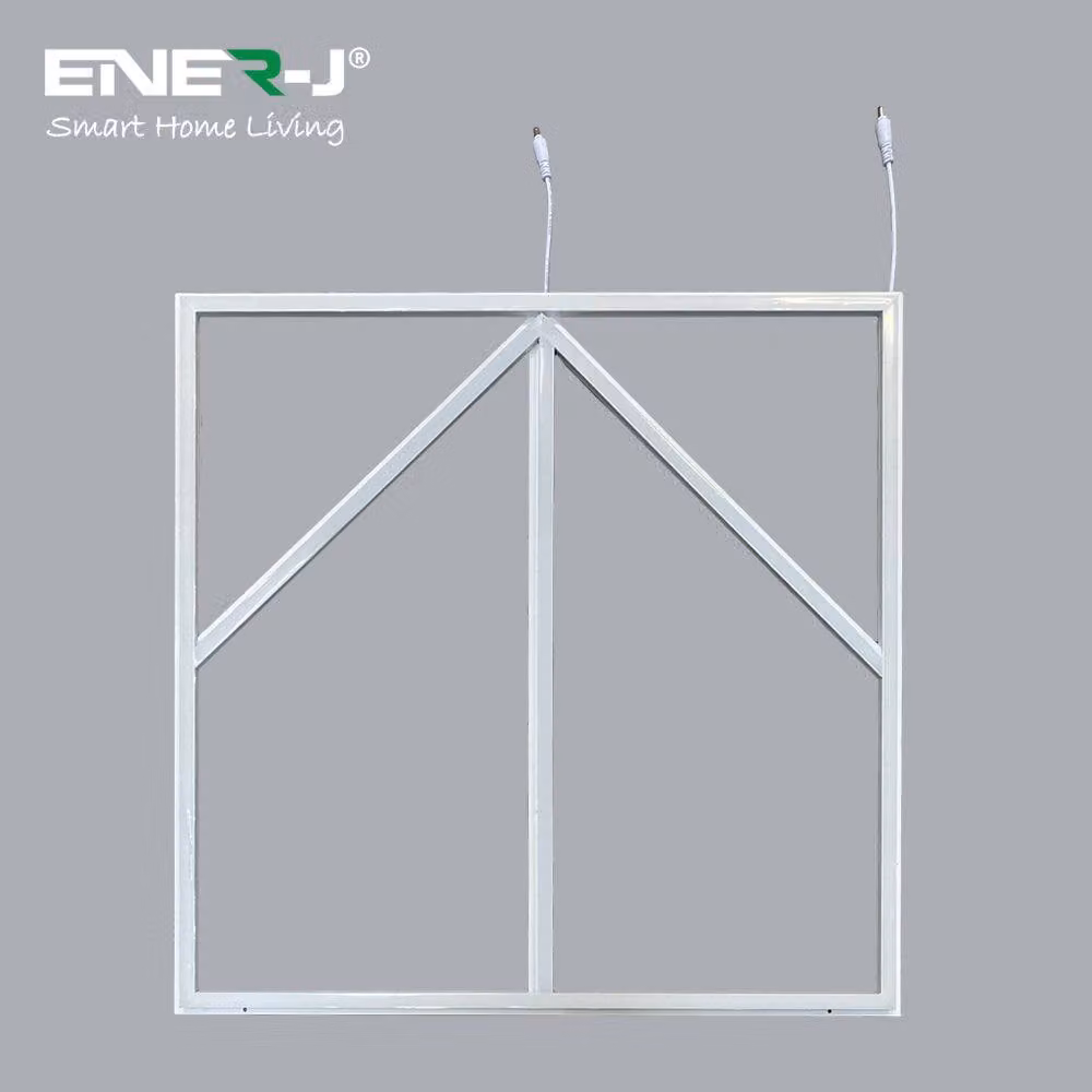ENER-J 40W Recessed LED Panel Light in White with Blue Design, 6500K Cool White, W/D/H: 60 x 60 x 1 cm – 3