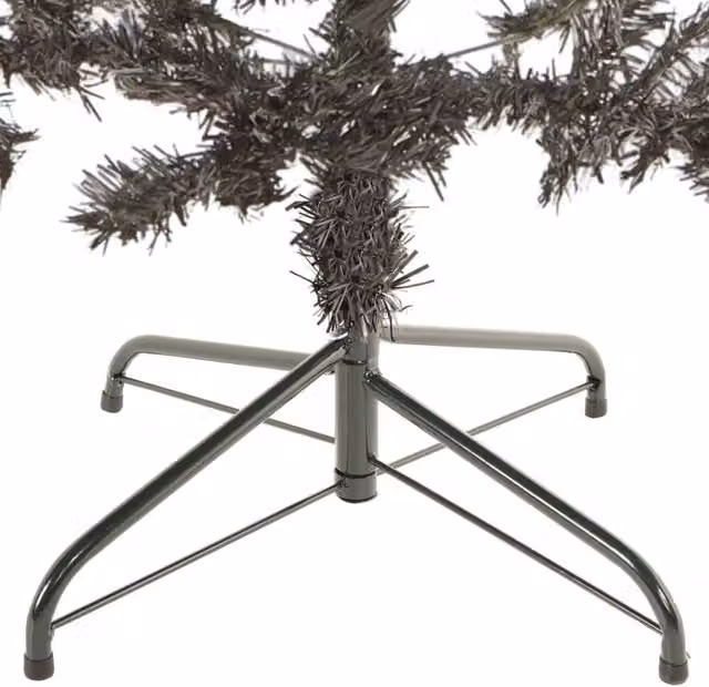 Berkfield Home Slim Christmas Tree in Black, Height: 240 cm