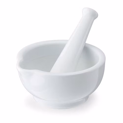 Mikasa White Ceramic Mortar and Pestle Set