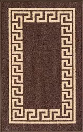 Serdim Rugs Havana Washable Non-Slip Kitchen Floor Mat, Brown, W: 57 cm, D: 90 cm – 4