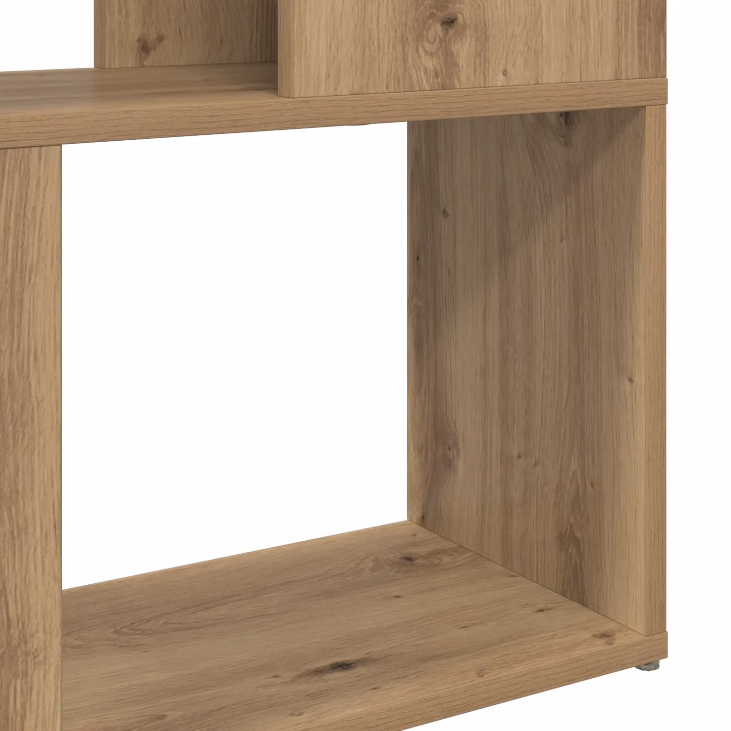 Berkfield Home Artisan Oak TV Stand in Brown, W/D/H: 80 x 24 x 155 cm – 1