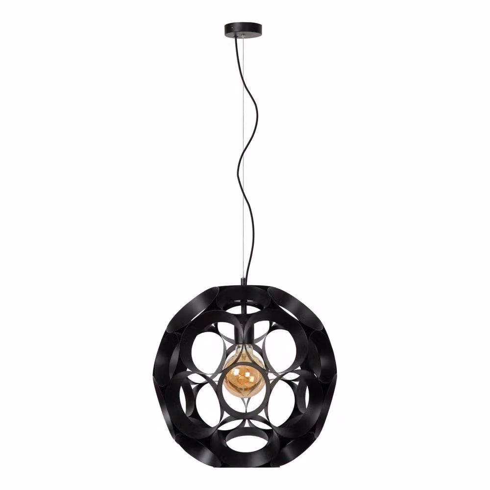 Netlighting HANNELORE Pendant Light, Black, Diameter: 40 cm – 3