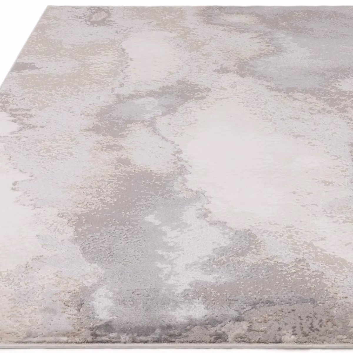 The Rug Shop UK Abstract Modern Machine Woven Area Rug in Sand, Beige and Grey, W: 200 cm, D: 290 cm – 2