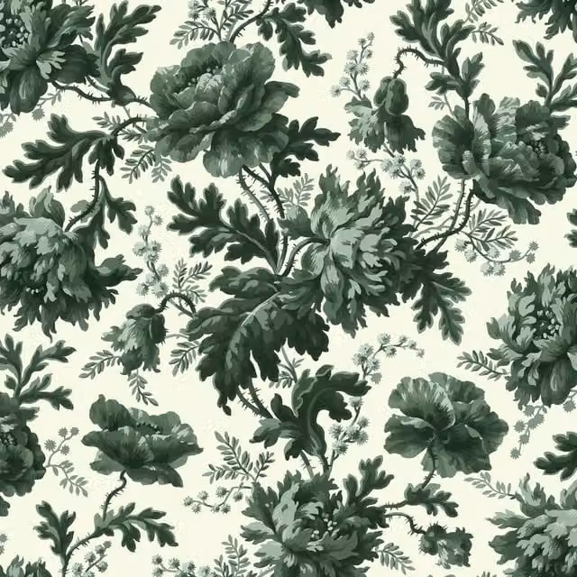 House of Hackney OPIA Opaline Green Floral and Botanical Wallpaper Roll
