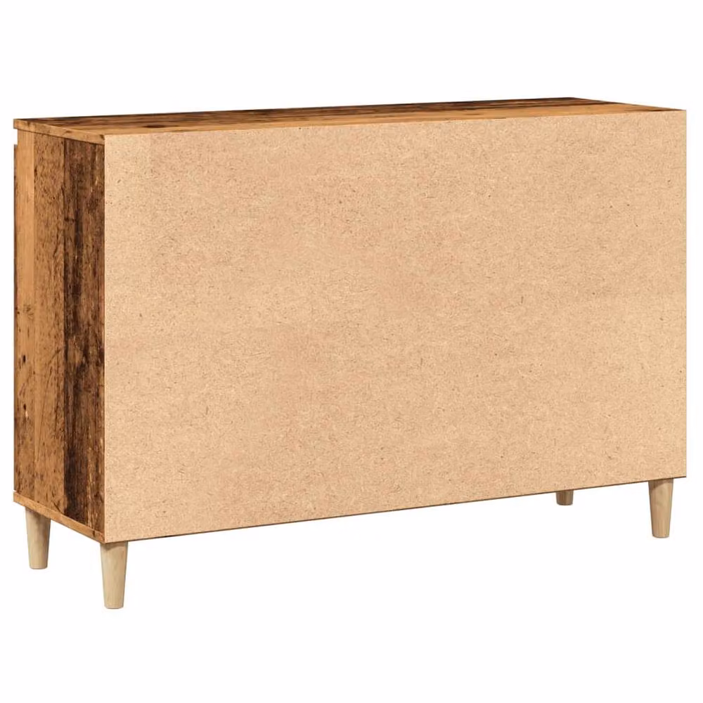 Berkfield Home Rustic Old Wood Sideboard in Brown, W/D/H: 102 x 35 x 70 cm – 5
