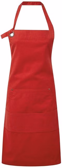 Premier Calibre Heavy Canvas Pocket Apron in Red