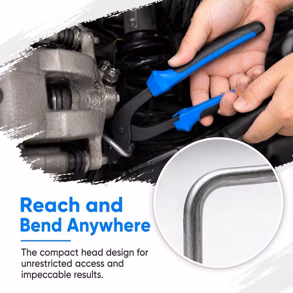 SPETLEK Tube Bender Tool for 3/16" and 1/4" Brake Pipe, Blue – 2