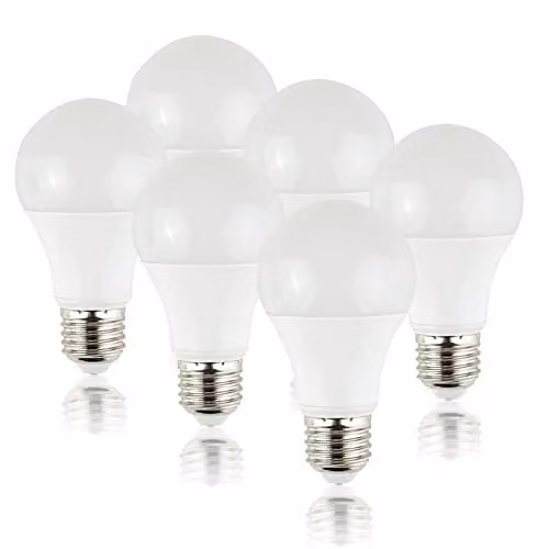 MiniSun Pack of 6 10W LED E27 GLS Energy Saving Bulbs, 6500K Cool White – 1