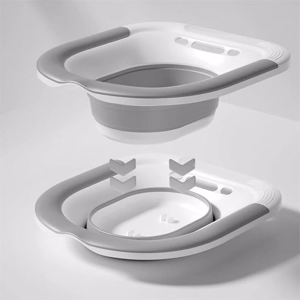 SPETLEK Foldable Hanging Toilet Sitz Bath in White, W: 1000 mm, D: 400 mm – 2
