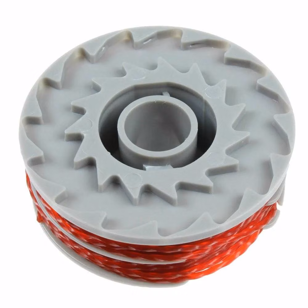 FLAVORA 4-Pack Strimmer Trimmer Spools in Red, 100g – 2