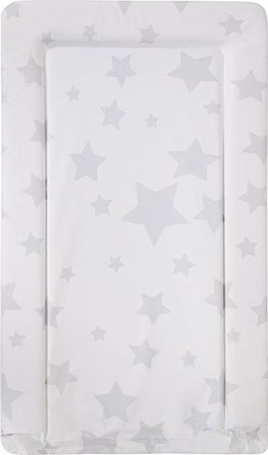 Babycurls Foldable Travel Baby Changing Mat in Grey and White Stars