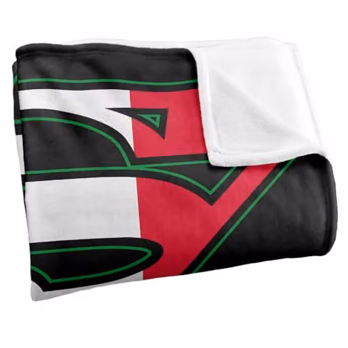 Warner Bros. Superman Italian Shield Super Soft Fleece Throw Blanket, Multicolour, W: 152.4 cm x D: 127.0 cm – 2