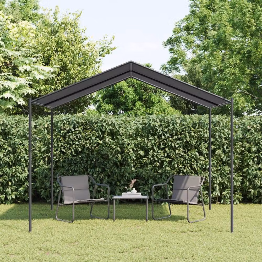 Berkfield Home Gable Canopy Tent in Anthracite Grey, W: 300 cm, D: 300 cm, H: 250 cm – 2