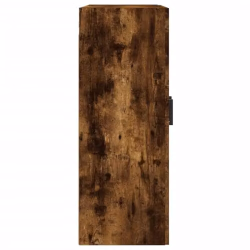 vidaXL Wall Mounted Cabinet in Brown Smoked Oak, W/D/H: 69.5 x 34 x 90 cm – 4