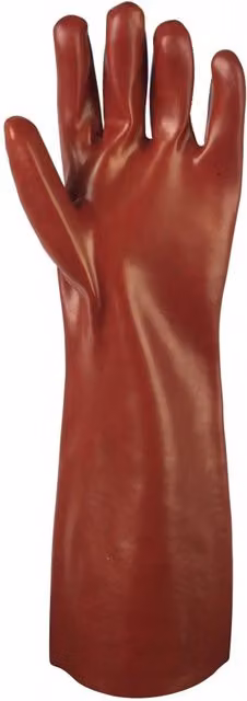 Glenwear Waterproof Gauntlet Gloves in Red, Size: XL