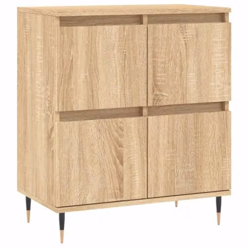 vidaXL Mid-Century Sideboard in Brown, W/D/H: 60 x 35 x 70 cm
