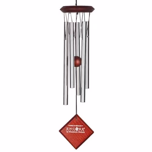 Woodstock Chimes Chimes of Mercury Silver Windchime