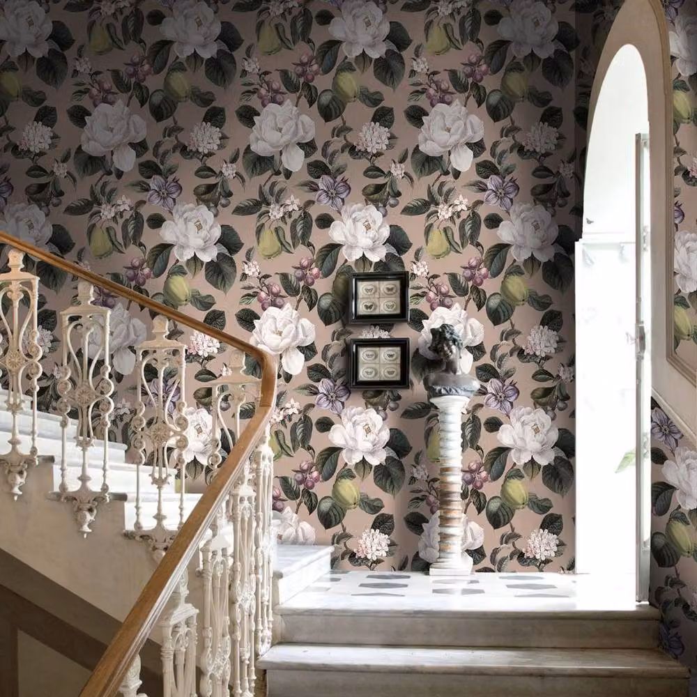 Holden Décor Pyrus Floral Botanical Wallpaper in Beige – 2