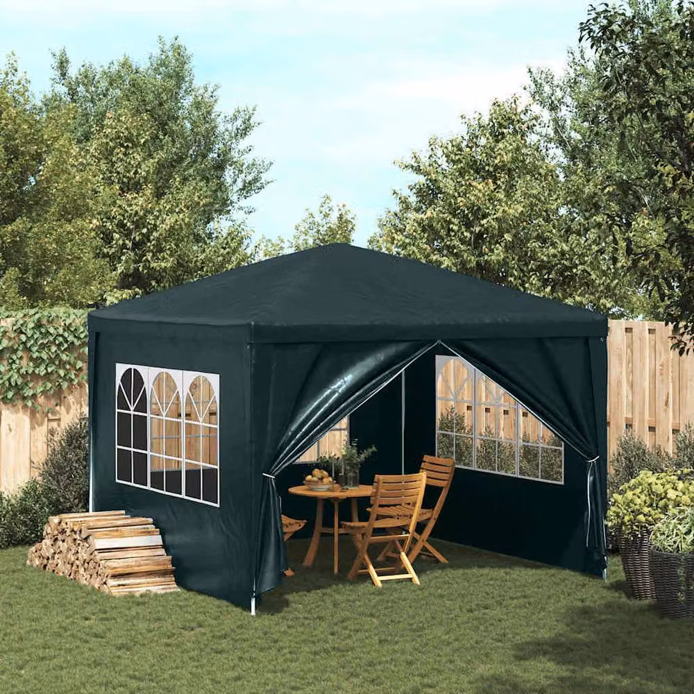 Berkfield Home Party Tent, Green, W/D/H: 3 x 3 x 2.2 m – 2