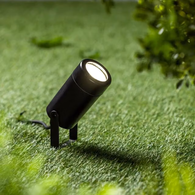 CGC Belinda Black Outdoor Bollard Spot Light